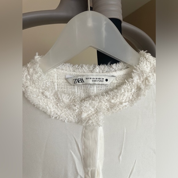 ZARA White shirt size XS - Picture 2 of 5